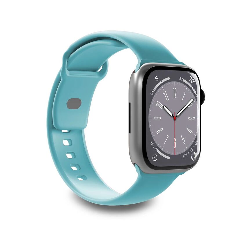 Puro "Icon" Silicone Band For Apple Watch Up To Series 9 38-40-41mm - Series 10 42mm 3 Pieces Including Size SM & ML - Green Puro "Icon" Silicone Band For Apple Watch Up To Series 9 38-40-41mm - Series 10 42mm 3 Pieces Including Size SM & ML - Green
