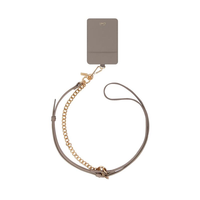 Uniq Coehl Caryne 3-In-1 Universal Lanyard And Hand Strap With Id Card Holder - Pebble Uniq Coehl Caryne 3-In-1 Universal Lanyard And Hand Strap With Id Card Holder - Pebble