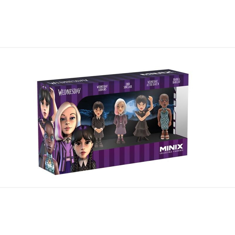 Minix Wednesday Figures 7cm (Set of 4) Minix Wednesday Figures 7cm (Set of 4)