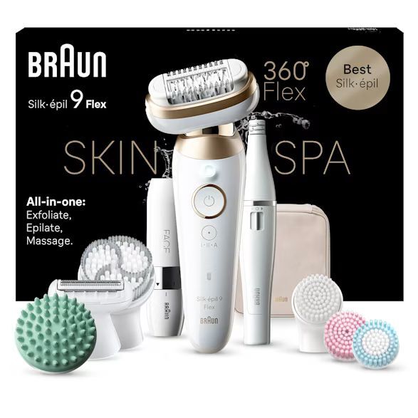 Braun Silk-Epil 9 Flex Skinspa 9-681 3D Epilator Hair Remover Braun Silk-Epil 9 Flex Skinspa 9-681 3D Epilator Hair Remover