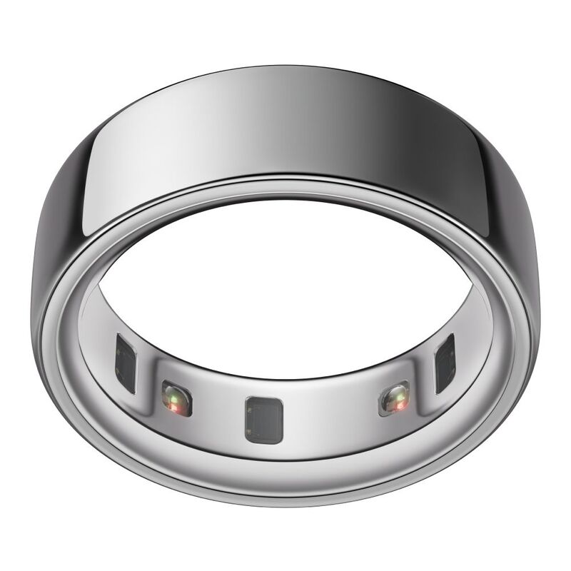 Oura Ring 4 Smart Ring Health Activity Tracker - Silver (Ring Size 11)