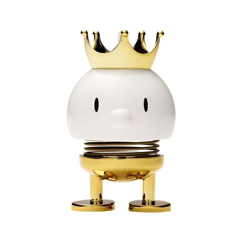 Hoptimist Monarchy Prince Decorative Figure - White - Small (9 x 5.8 cm)