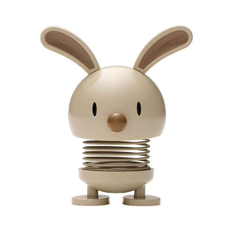 Hoptimist Animals Bunny Decorative Figure - Latte - Small (9 x 5.8 cm)