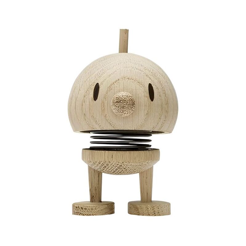 Hoptimist Bumble Decorative Figure - Raw Oak - Small (9 x 5.8 cm) Hoptimist Bumble Decorative Figure - Raw Oak - Small (9 x 5.8 cm)