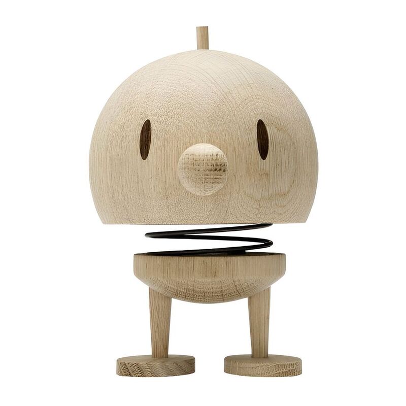 Hoptimist Bumble Decorative Figure - Raw Oak - Large (15 x 10 cm)