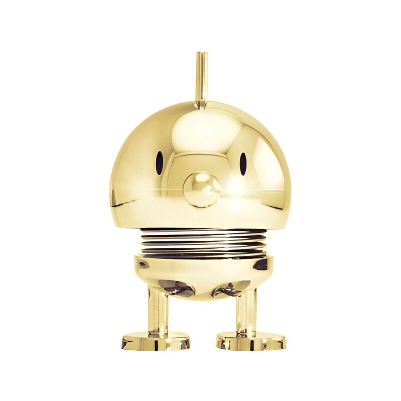 Hoptimist Bumble Decorative Figure - Gold - Small (10.7 x 8.5 cm)