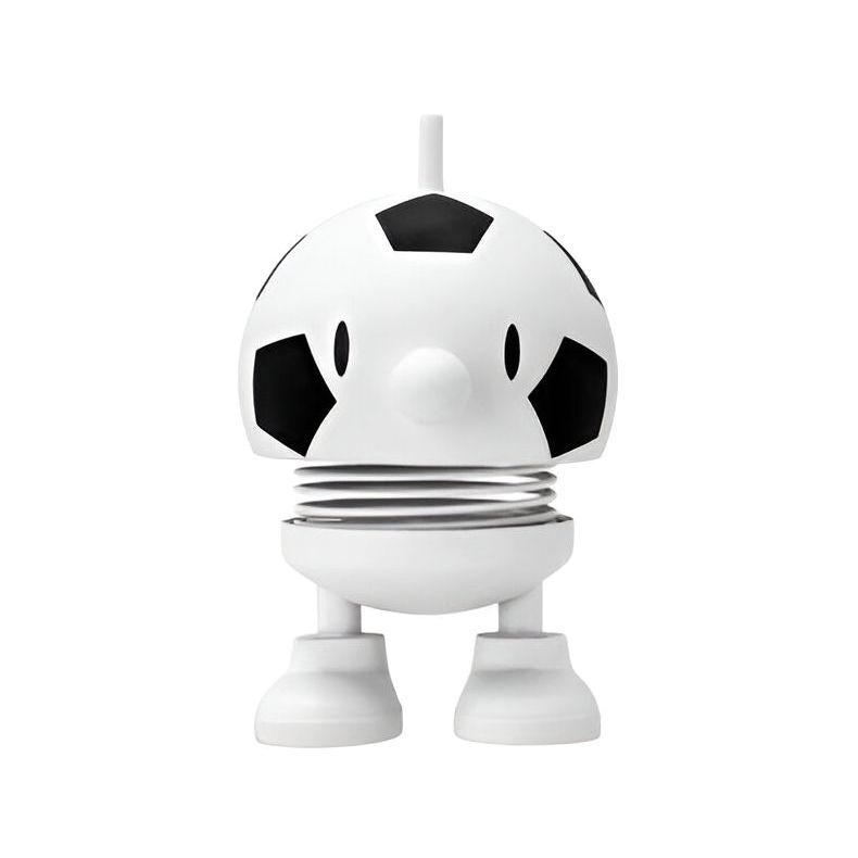 Hoptimist Sports Bumble Football Decorative Figure - White - Small (9 x 5.8 cm)