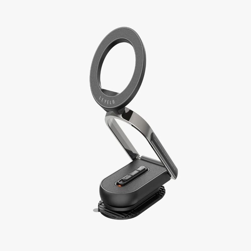 Levelo Nero Magsafe Car & Selfie Stick Portable Holder - Black Levelo Nero Magsafe Car & Selfie Stick Portable Holder - Black