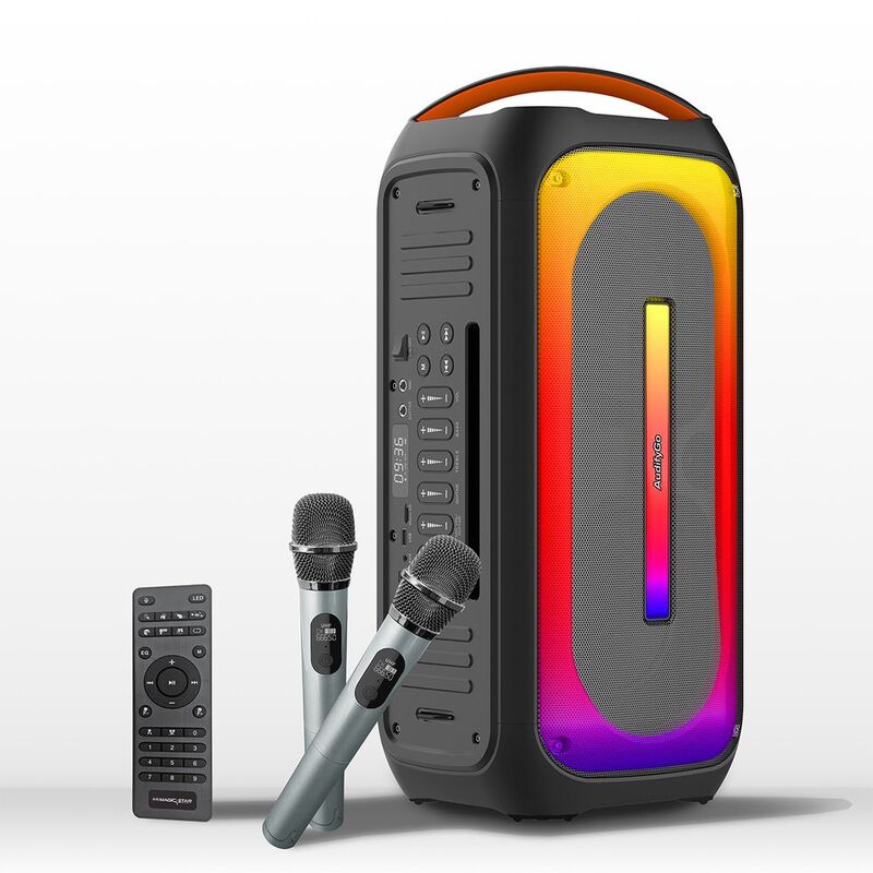 Magic Star AudifyGo BB360 Portable Karaoke 60W Speaker With 2 UHF Wireless Microphones Magic Star AudifyGo BB360 Portable Karaoke 60W Speaker With 2 UHF Wireless Microphones