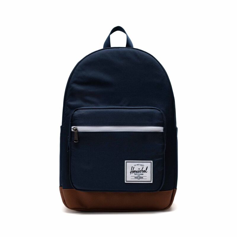 Herschel Pop Quiz Backpack - Navy/Tan Herschel Pop Quiz Backpack - Navy/Tan