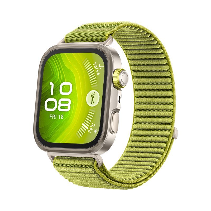 Huawei Watch GT Fit 4 Pro Smartwatch Green With Green Nylon Strap Huawei Watch GT Fit 4 Pro Smartwatch Green With Green Nylon Strap