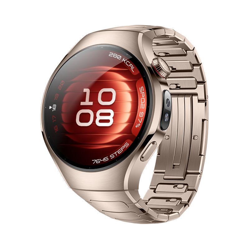 Huawei Watch 5 Smartwatch With 42mm Sand Gold Strap Huawei Watch 5 Smartwatch With 42mm Sand Gold Strap