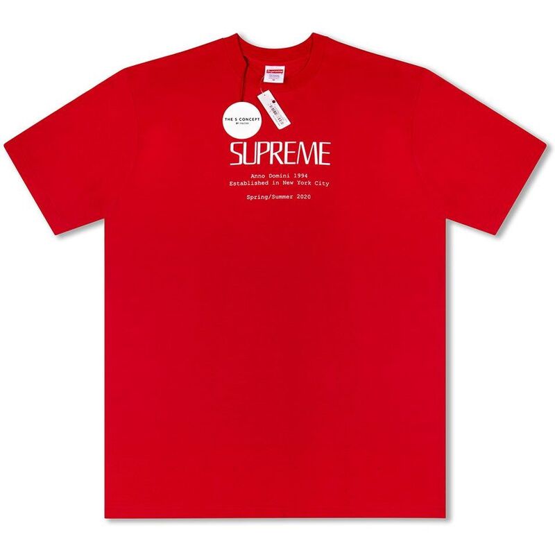 Supreme Anno Domini Tee - Red Supreme Anno Domini Tee - Red