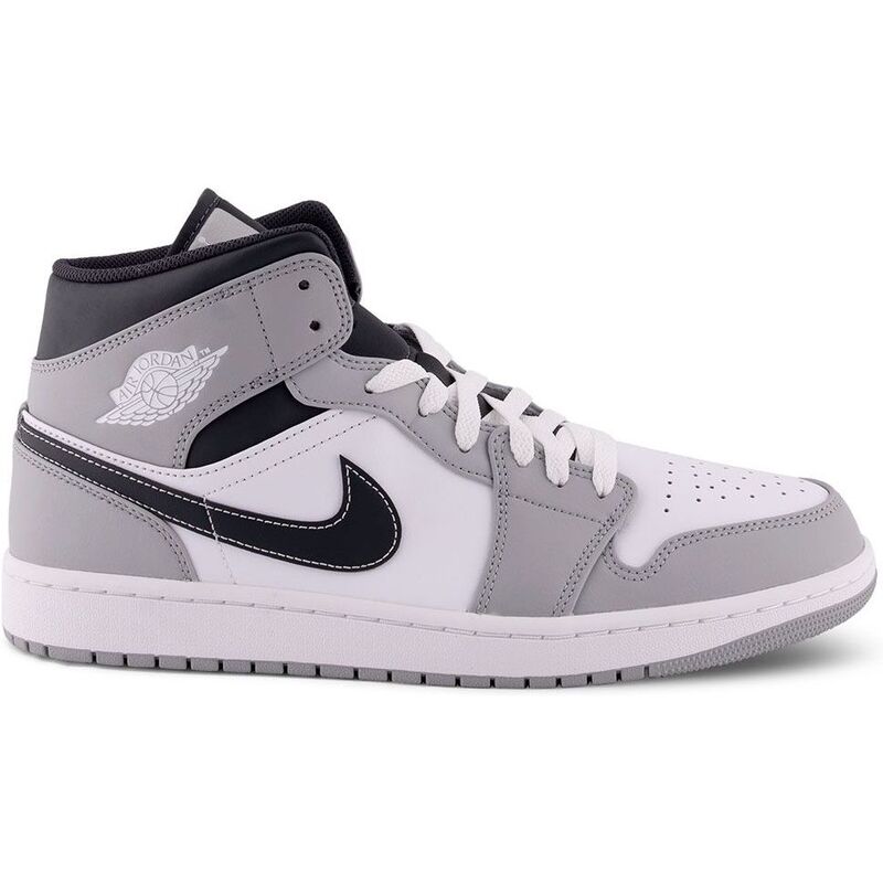 Nike Air Jordan 1 Mid Light Smoke Grey Anthracite Nike Air Jordan 1 Mid Light Smoke Grey Anthracite
