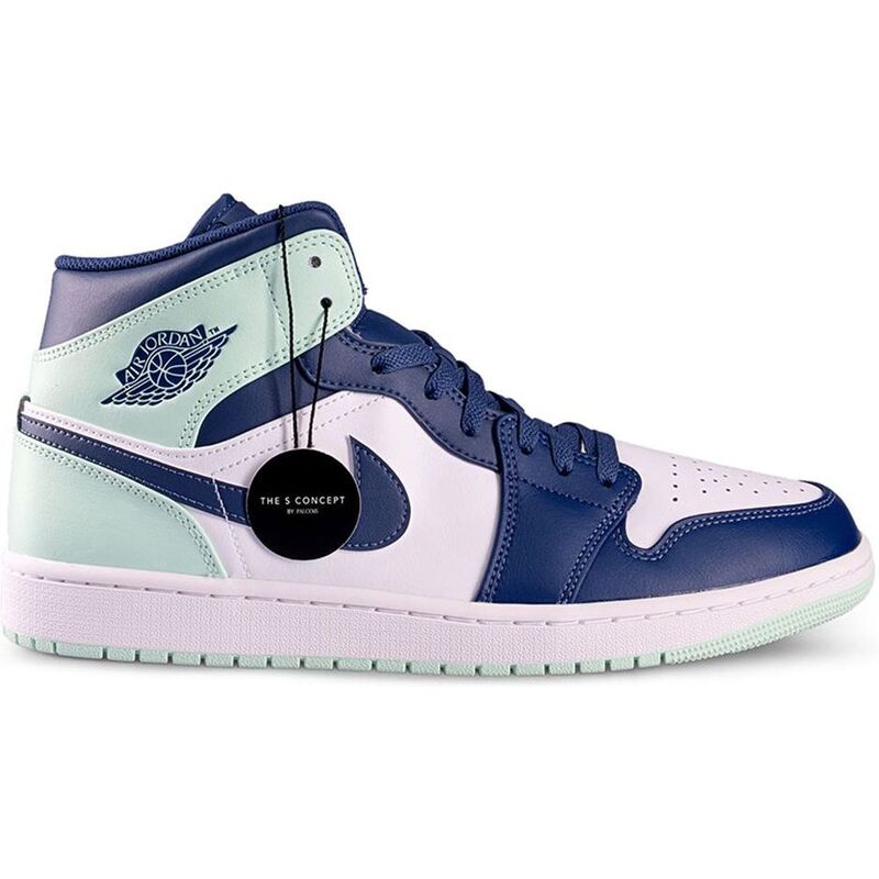 Nike Air Jordan 1 Mid Mystic Navy Mint Foam Nike Air Jordan 1 Mid Mystic Navy Mint Foam