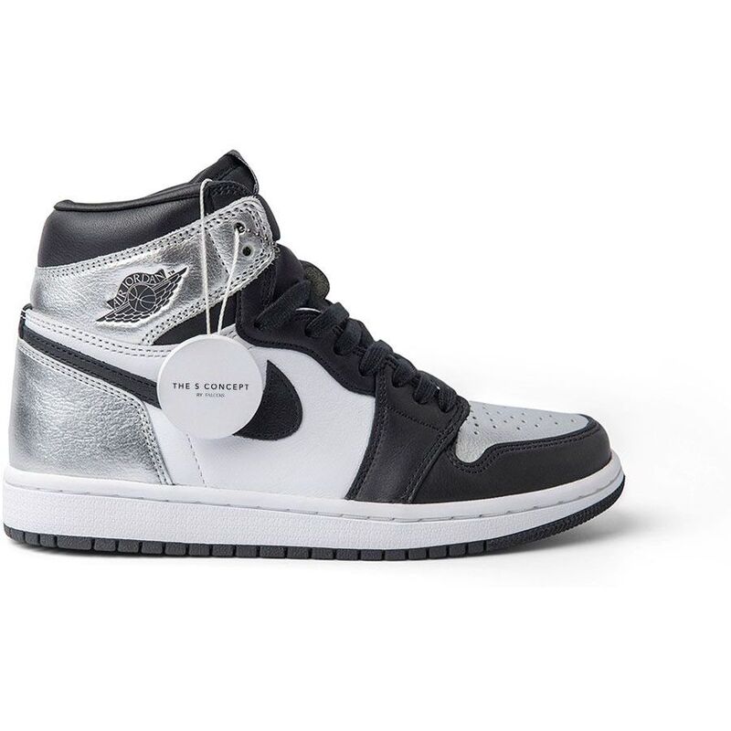 Nike Jordan 1 Retro High Silver Toe (Women's)
