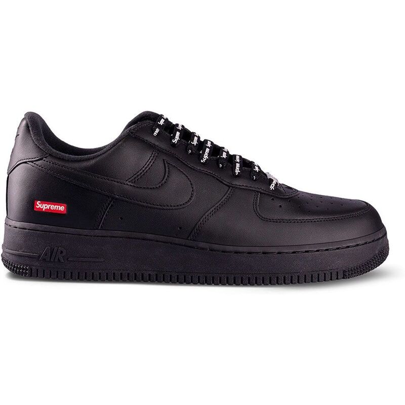 Nike Supreme X Air Force 1 Low 'Box Logo - Black' Nike Supreme X Air Force 1 Low 'Box Logo - Black'