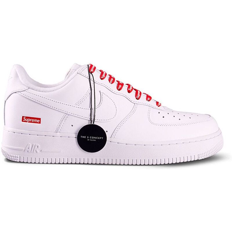 Nike Supreme X Air Force 1 Low 'Box Logo - White' Nike Supreme X Air Force 1 Low 'Box Logo - White'