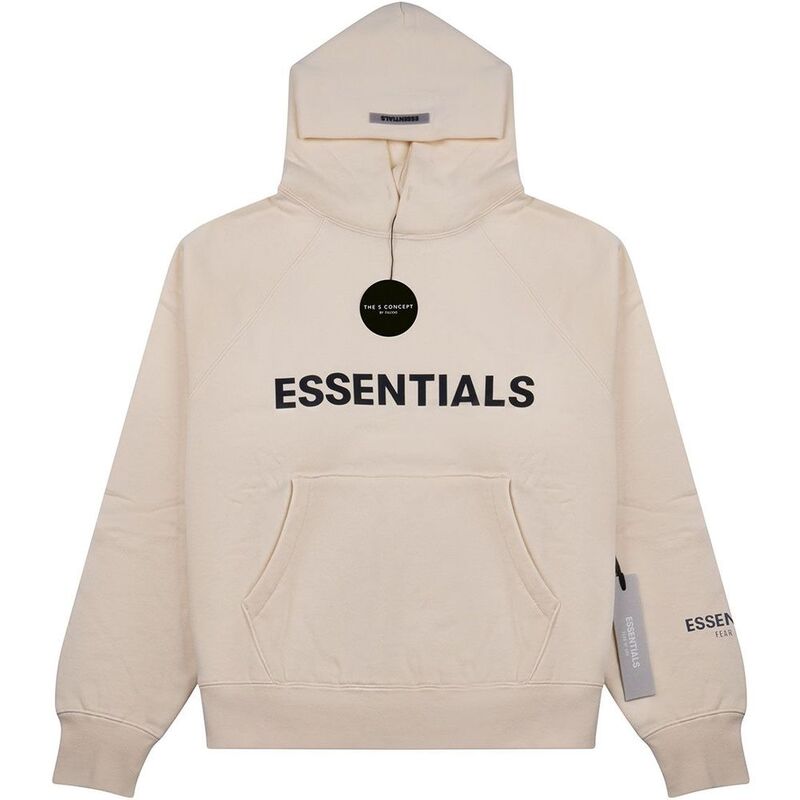 Fear Of God Essentials Pullover Hoodie 'Buttercream' Fear Of God Essentials Pullover Hoodie 'Buttercream'