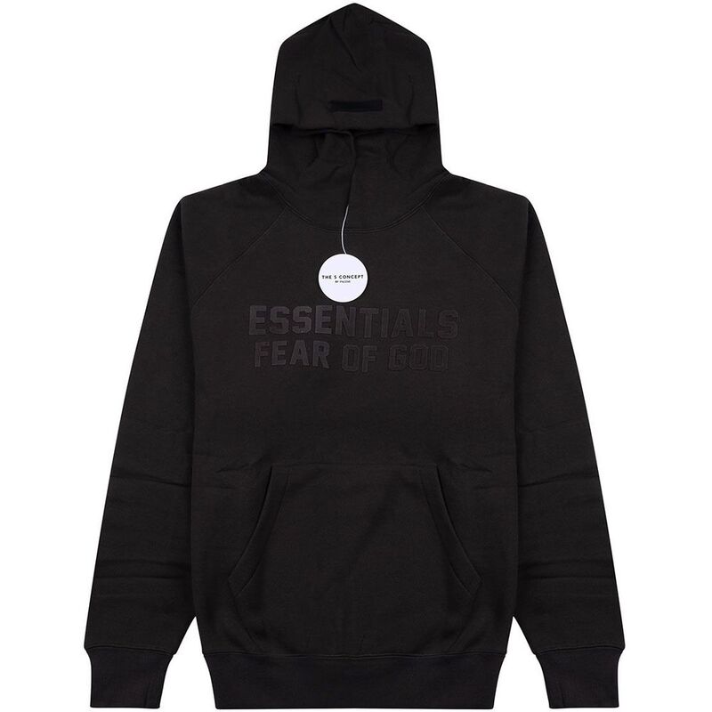Fear Of God Essentials Off Black Hoodie Fear Of God Essentials Off Black Hoodie