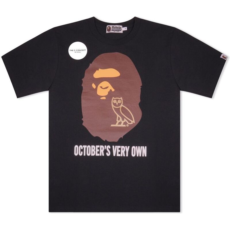 Bape X Ovo Tee - Black Bape X Ovo Tee - Black