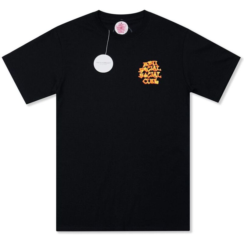 Anti Social Social Club Low Brow Tee - Black Anti Social Social Club Low Brow Tee - Black