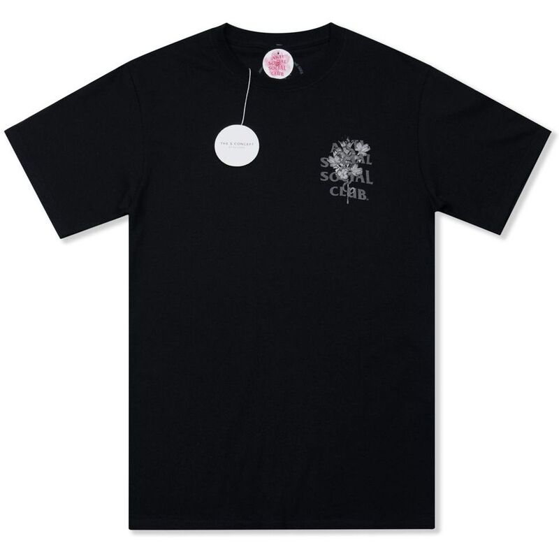 Anti Social Social Club Hokkaido Tonal Tee - Black Anti Social Social Club Hokkaido Tonal Tee - Black