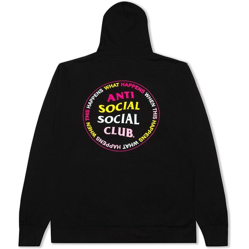Anti Social Social Club What Happened Hoodie - Black Anti Social Social Club What Happened Hoodie - Black