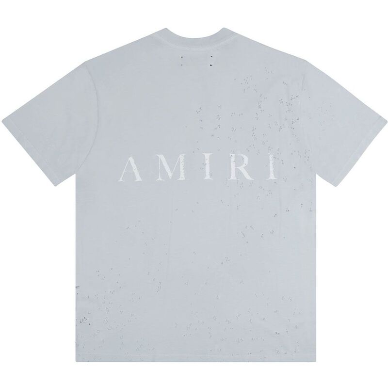 Amiri Washed Shotgun Tee - Gray Dawn Amiri Washed Shotgun Tee - Gray Dawn