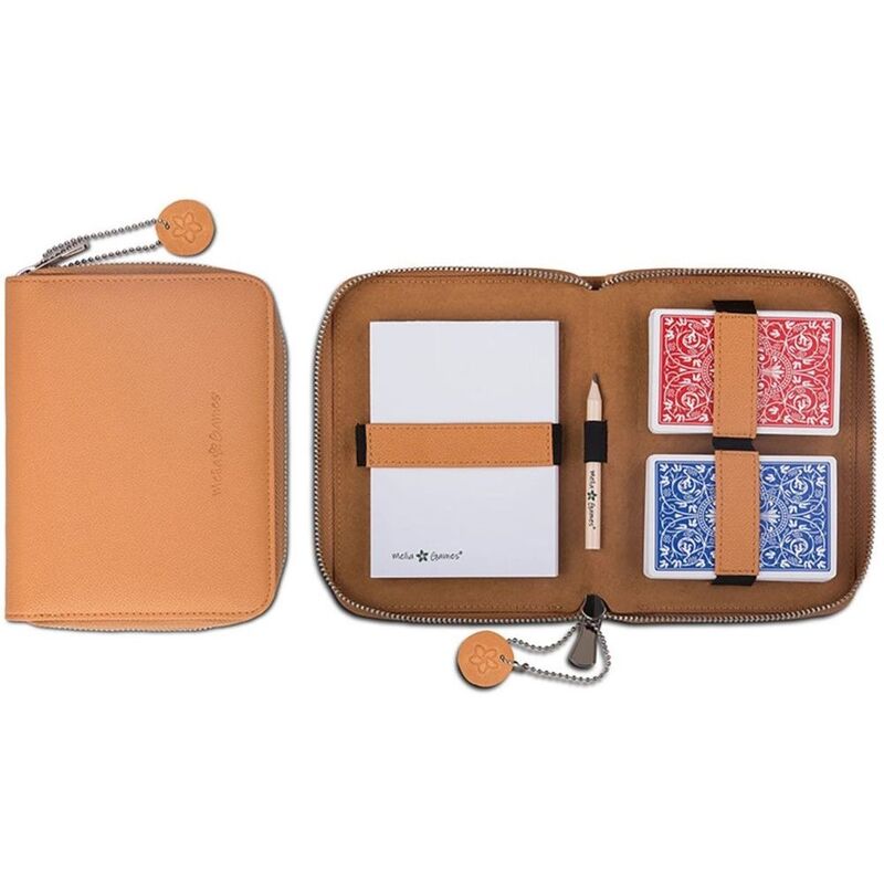 Melia Games Playing Cards Set Deluxe Designer Edition - Mustard
