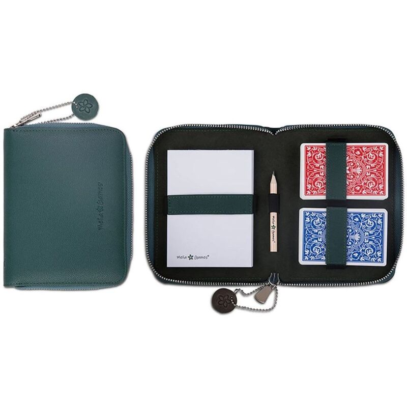 Melia Games Playing Cards Set Deluxe Designer Edition - Emerald Melia Games Playing Cards Set Deluxe Designer Edition - Emerald