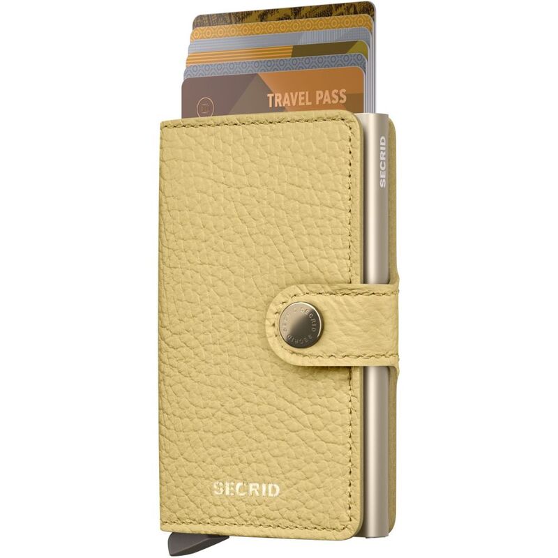 Secrid Miniwallet Pebble - Butter Yellow Secrid Miniwallet Pebble - Butter Yellow