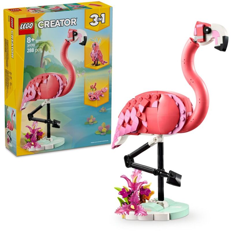 LEGO Creator - Wild Animal - Pink Flamingo 31170 (288 Pieces)