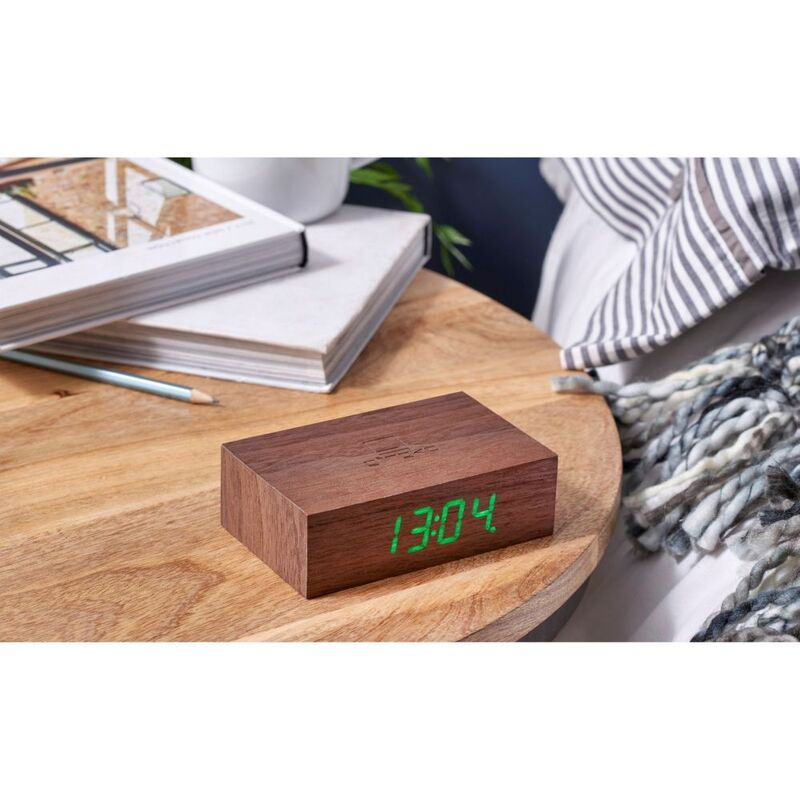 Gingko Design Flip Click Clock - Walnut Gingko Design Flip Click Clock - Walnut