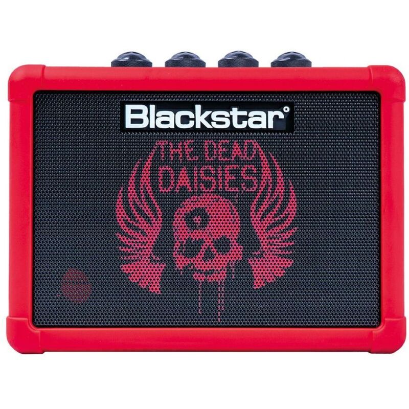 Blackstar BA102106-Z Fly3 Bluetooth 3 Watt Mini Guitar Amplifier - The Dead Daisies Limited Edition - Red