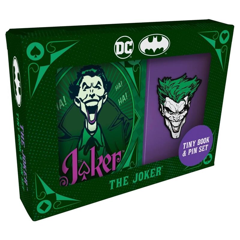 Dc Comics - The Joker Tiny Book And Pin Set | Insight Editions Dc Comics - The Joker Tiny Book And Pin Set | Insight Editions