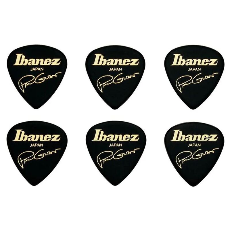 Ibanez B1000PG-BK Paul Gilbert Guitar Picks (Set of 6) - Black Ibanez B1000PG-BK Paul Gilbert Guitar Picks (Set of 6) - Black