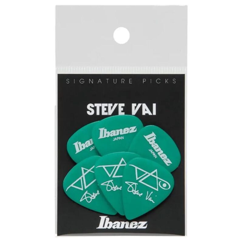 Ibanez B1000SV-GR Steve Vai Guitar Picks (Set of 6) - Green Ibanez B1000SV-GR Steve Vai Guitar Picks (Set of 6) - Green