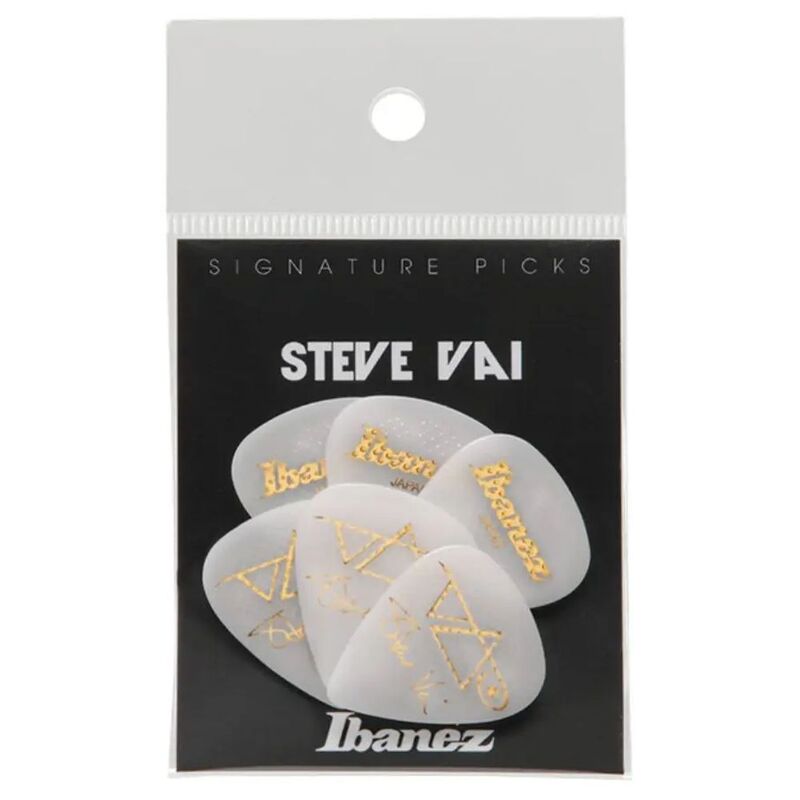 Ibanez B1000SVR-WH Steve Vai Guitar Picks (Set of 6) - White Ibanez B1000SVR-WH Steve Vai Guitar Picks (Set of 6) - White