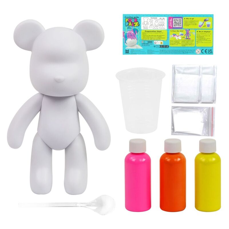 Pour Palz DIY Paint Bear W1 Mango Magic - 40ml Version (Assorted - Includes 1) Pour Palz DIY Paint Bear W1 Mango Magic - 40ml Version (Assorted - Includes 1)