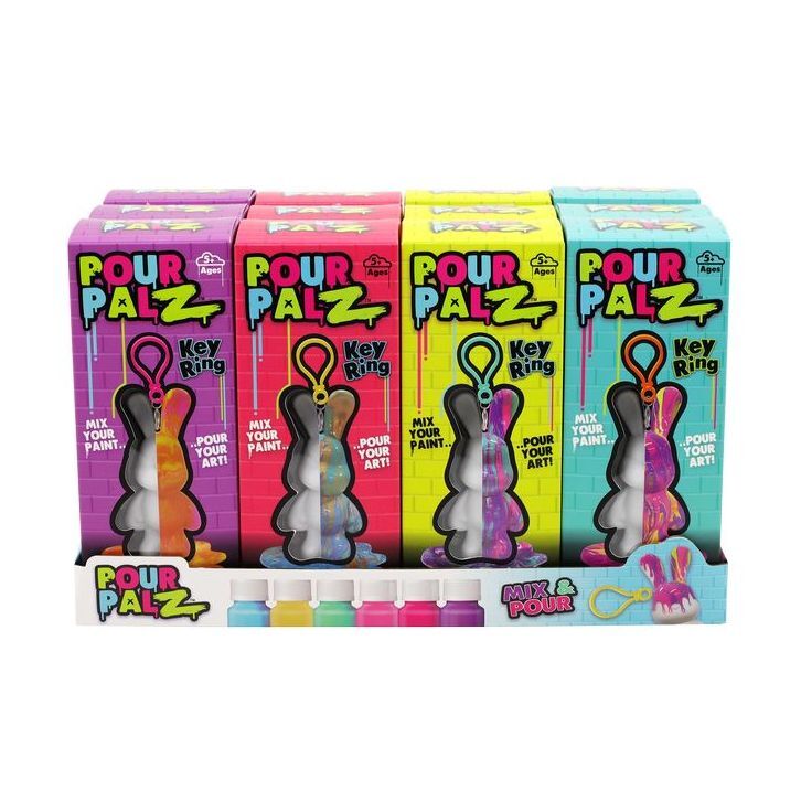 Pour Palz DIY Mini Paint Bunny (Assorted - Includes 1) Pour Palz DIY Mini Paint Bunny (Assorted - Includes 1)