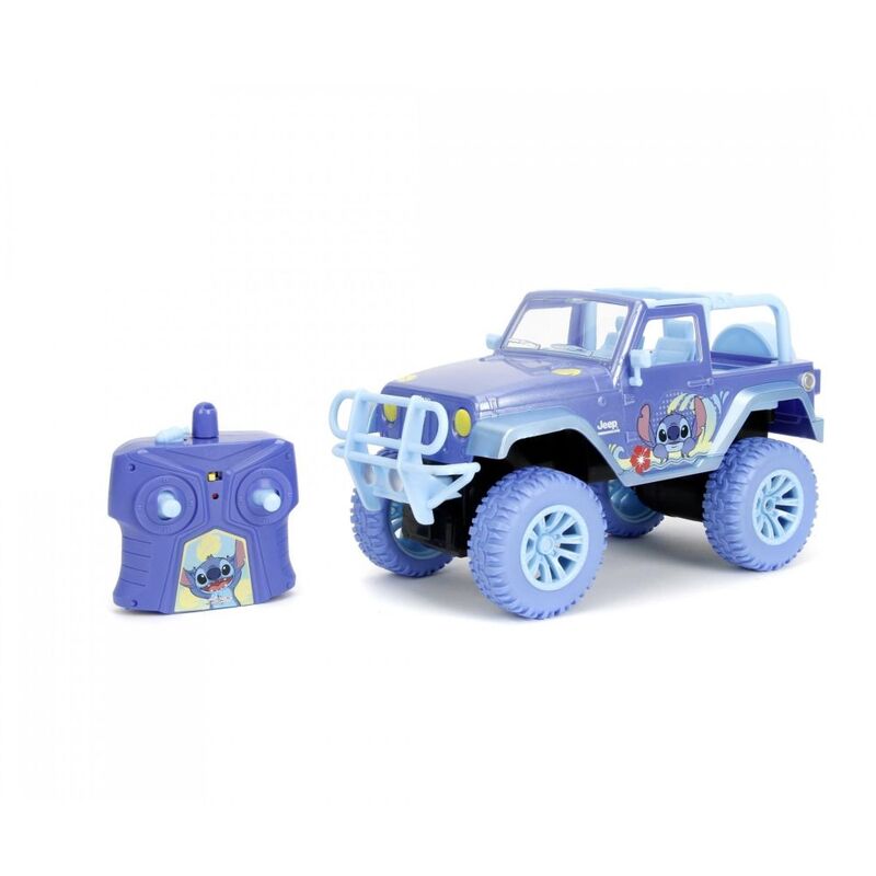 Jada Stitch Jeep Wrangler 1.16 Scale Remote Control Car Jada Stitch Jeep Wrangler 1.16 Scale Remote Control Car