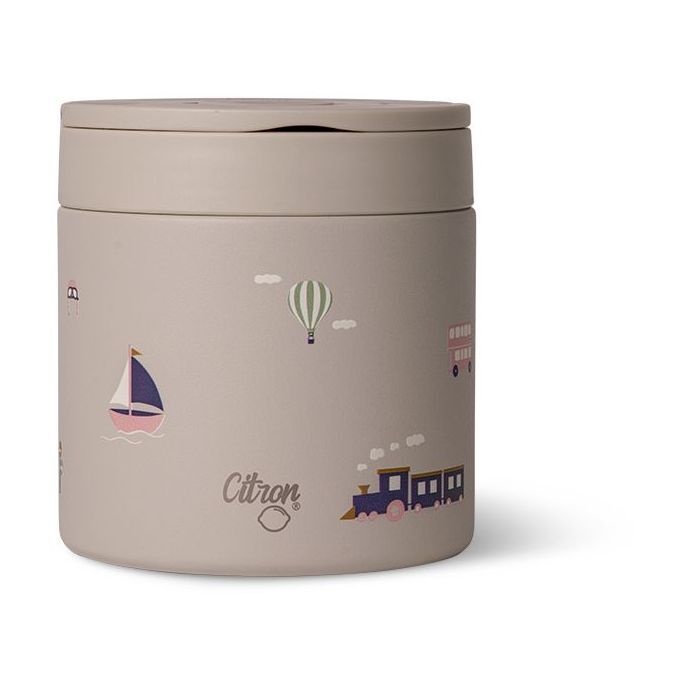 Citron Stainless-Steel Food Jar 350ml - Vehicles Citron Stainless-Steel Food Jar 350ml - Vehicles