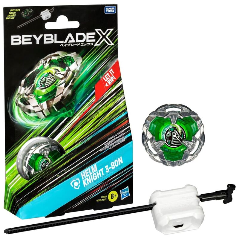 Beyblade X Launcher Helm Knight 3-80N Starter Pack Set