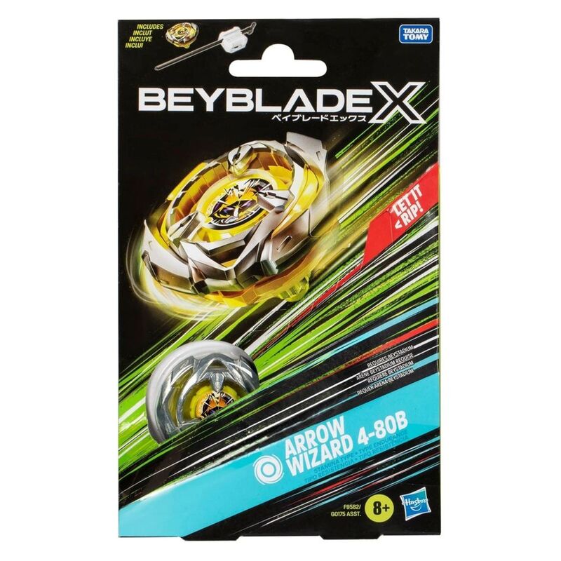 Beyblade X Launcher Arrow Mysterious 4-80B Starter Pack Set Beyblade X Launcher Arrow Mysterious 4-80B Starter Pack Set