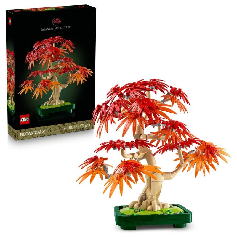 LEGO Botanicals Japanese Red Maple Bonsai Tree Plant Decor - 10348 (474 Pieces) LEGO Botanicals Japanese Red Maple Bonsai Tree Plant Decor - 10348 (474 Pieces)