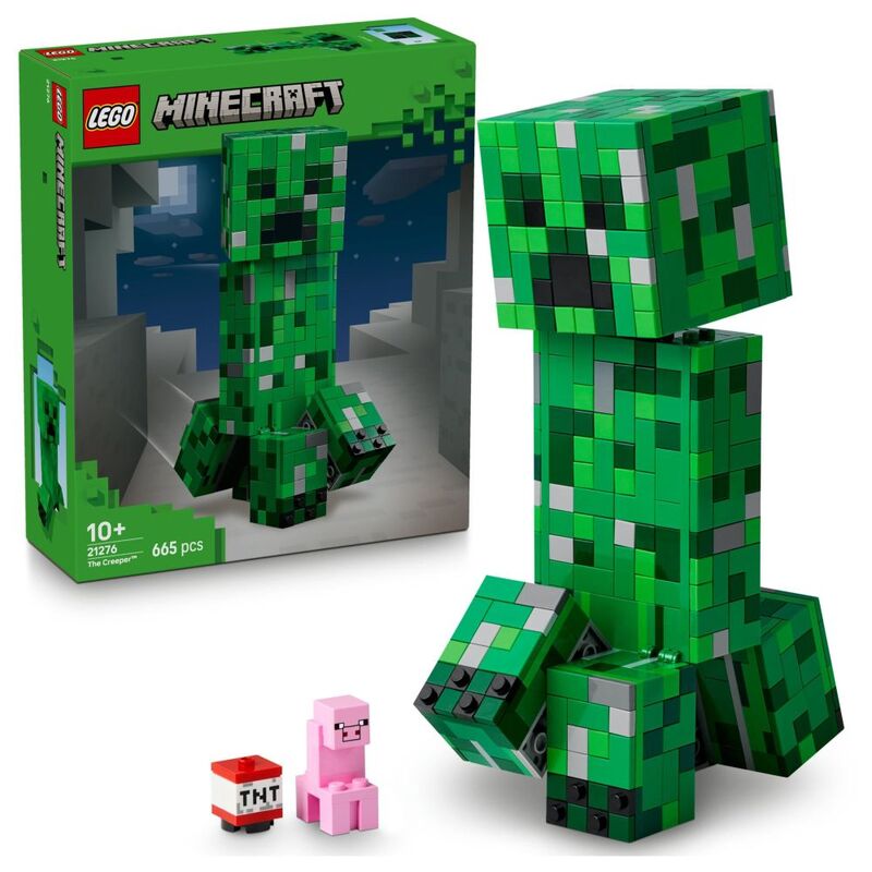 LEGO Minecraft The Creeper Gamer Decor and Action Figure Building Toy - 21276 (665 Pieces) LEGO Minecraft The Creeper Gamer Decor and Action Figure Building Toy - 21276 (665 Pieces)