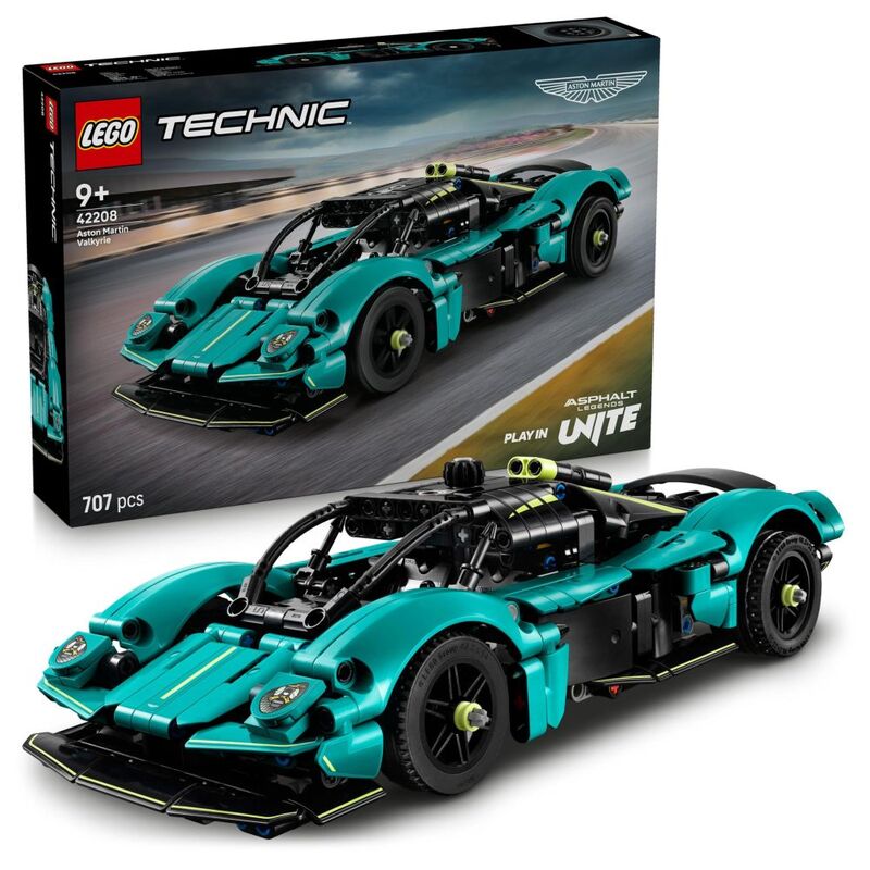 LEGO Technic Aston Martin Valkyrie Buildable Car Model Kit - 42208 (65 Pieces) LEGO Technic Aston Martin Valkyrie Buildable Car Model Kit - 42208 (65 Pieces)