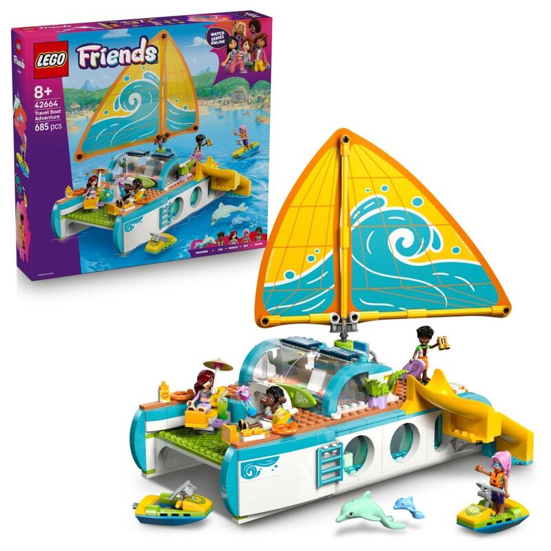 LEGO Friends Travel Boat Adventure Building Kit Role-Play Toy - 42664 (238 Pieces) LEGO Friends Travel Boat Adventure Building Kit Role-Play Toy - 42664 (238 Pieces)