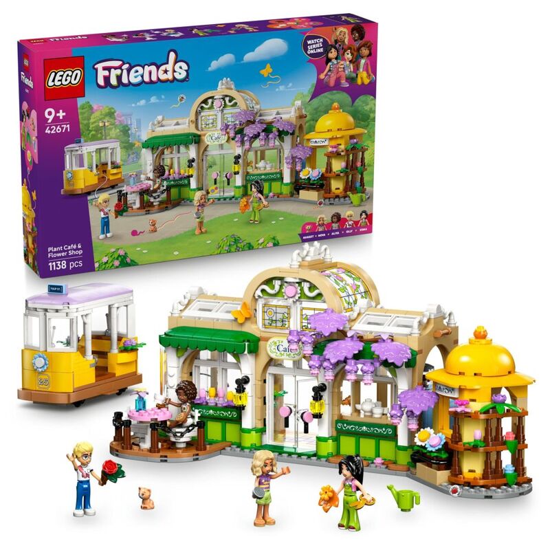 LEGO Friends Plant Café & Flower Shop Building Kit Pretend-Play Set - 42671 (973 Pieces) LEGO Friends Plant Café & Flower Shop Building Kit Pretend-Play Set - 42671 (973 Pieces)